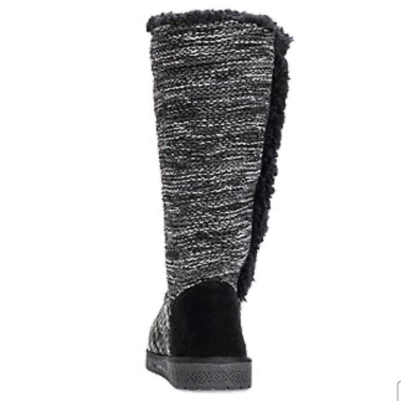 Women’s Black Liza Pull On Slouch Muk Luks Boots sz. 10 - Picture 2 of 6